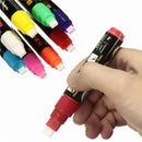 8pcs 10mm Highlighter LED Writing Board Neon Marker Fluorescent Liquid Chalk Pen