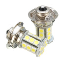 Pair 12V AC P26 S 24 SMD LED White Motorcycle Headlight Car Bulb Lamp