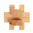 Kong Ming Lock Toys Children Kids Assembling 3D Puzzle Cube Challenge IQ Brain Wooden Toy