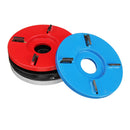 Four-tooth Plat Woodworking Carving Disc Tool Milling Cutter for 22mm Angle Grinder