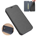 For OnePlus 7 Case Bakeey Flip with Stand Card Slot Full Body Brushed Leather Shockproof Soft Protective Case