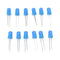 5pcs DIY Blue LED Round Flash Electronic Production Kit Component Soldering Training Practice Board