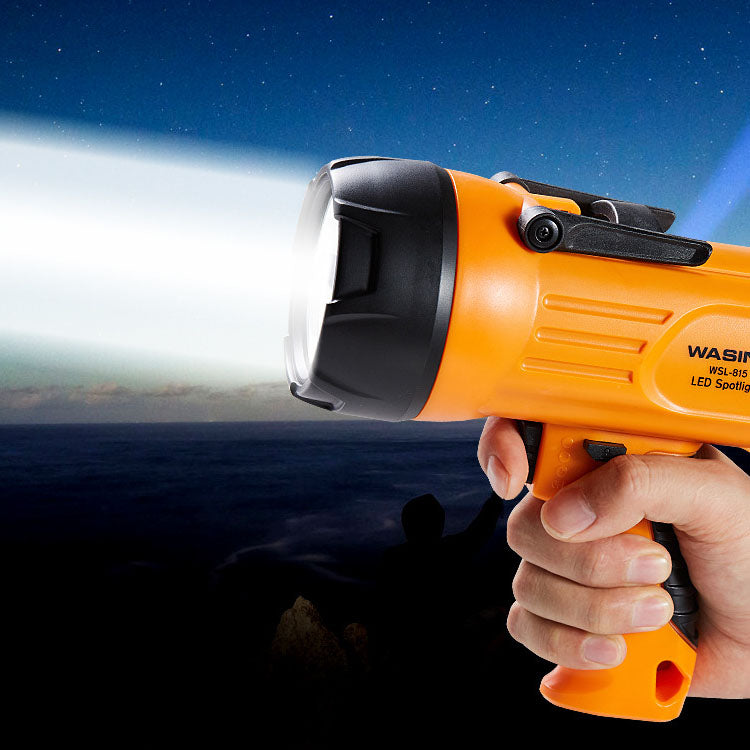 WASING 825 1000LM Long Throw USB Rechargeable LED Spotlight Hunting Searching Torch Portable 18650 LED Flashlight