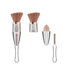 ZOREYA Three-in-one Makeup Brushes Multi-function Combination Portable One Makeup Brush