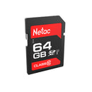 Netac P600 UHS-I U1 Class 10 80MB/s SD Card Memory Card 32GB 64GB 128GB
