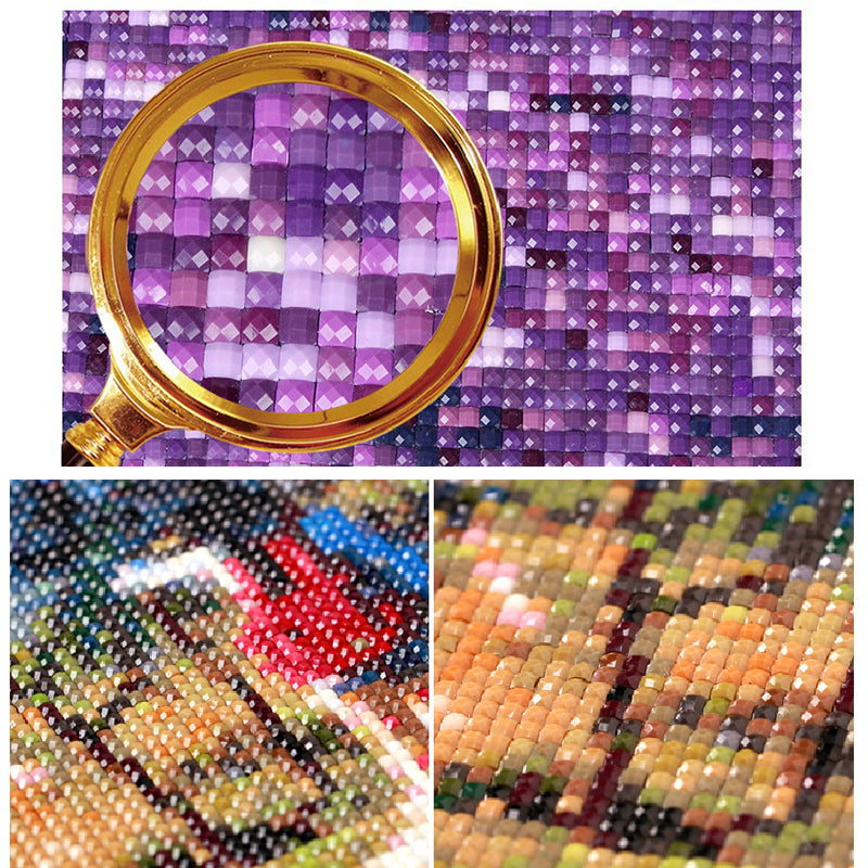 5D DIY Cross Stitch Decorations Diamond Embroidery Peacock Opens Screen Painting