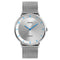 SKMEI 1264 Casual Style Ultra Thin Men Watch Stainless Steel Wristband Quartz Movement Watch