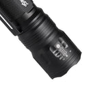 SKYWOLFEYE T160 300 Lumens Zoomable Flashlight 5 Modes 18650 Battery Work Lamp Camping Hunting Torch Light