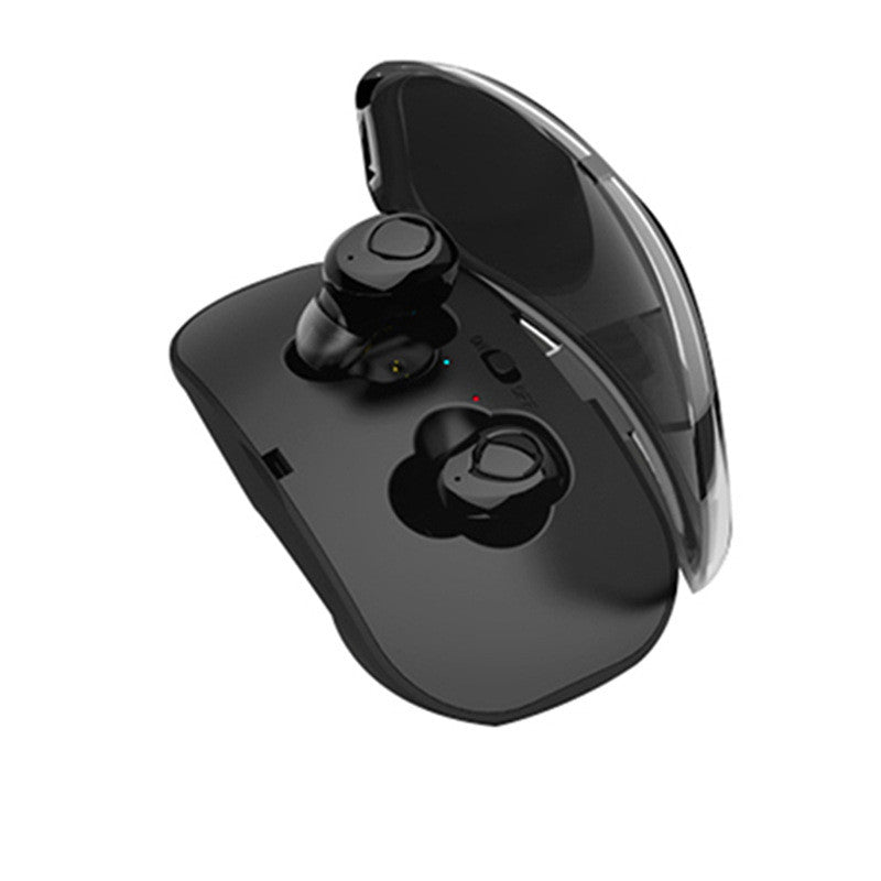 True Wireless bluetooth 4.2 Headset Stereo Hifi CVC Noise Cancelling Earphone With Mic Portable Charging Box