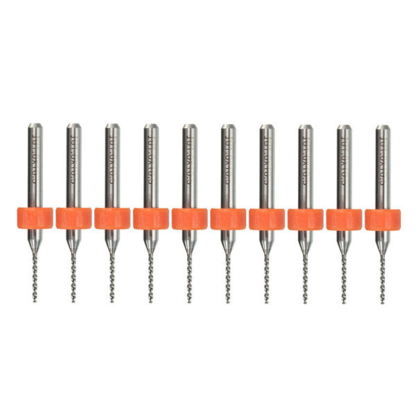 10pcs 3.175mm Shank 1.0mm Micro PCB Drill Bit Print Circuit Board Carbide CNC Engraving Tool