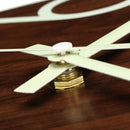 12" Luminous Wall Clock Quartz Wooden Silent Non Ticking Dark Home Room Decor