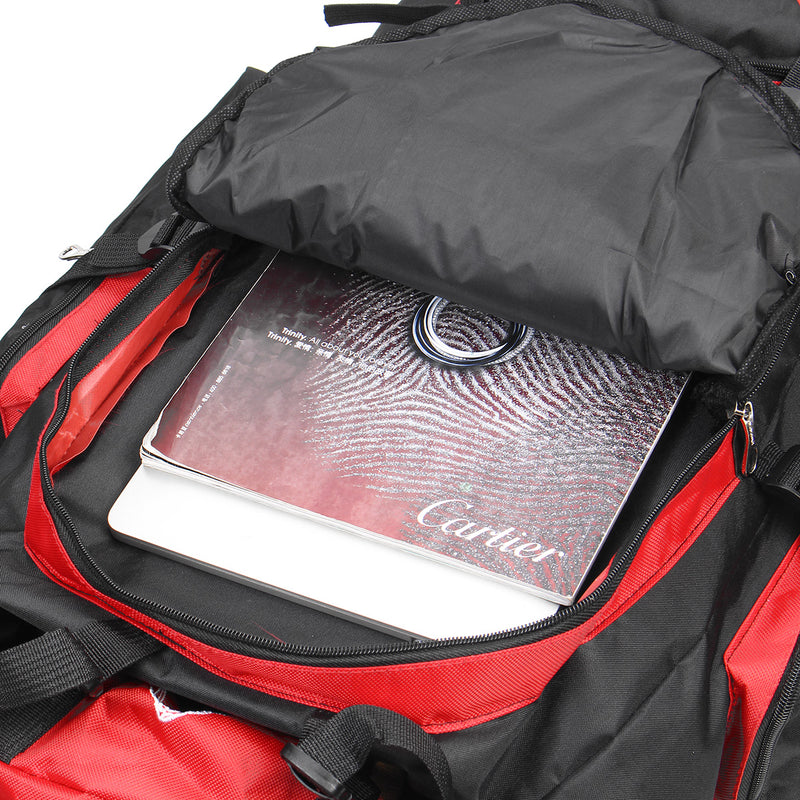 90L Waterproof Outdoor Sport Hiking Camping Rucksack Bag Luggage Travel Backpack