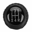 5-Speed Black PU Leather Car Gear Shift Knob Head Shifter For Mazda 3 5 6 Series
