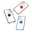 Bakeey Plating Transparent Ultra-thin with Finger Ring Holder Shockproof PC Protective Case for Xiaomi Redmi Note 8
