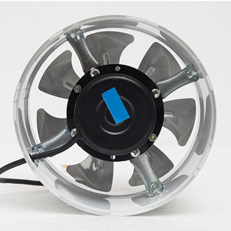 6Inch Inline Duct Fan Booster Exhaust Blower Air Cooling Vent Metal Blades