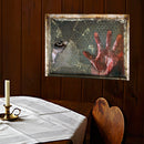 Miico Home Decorative Halloween Blood Hand Wall Sticker Girl Ghost Broken Wall Stickers