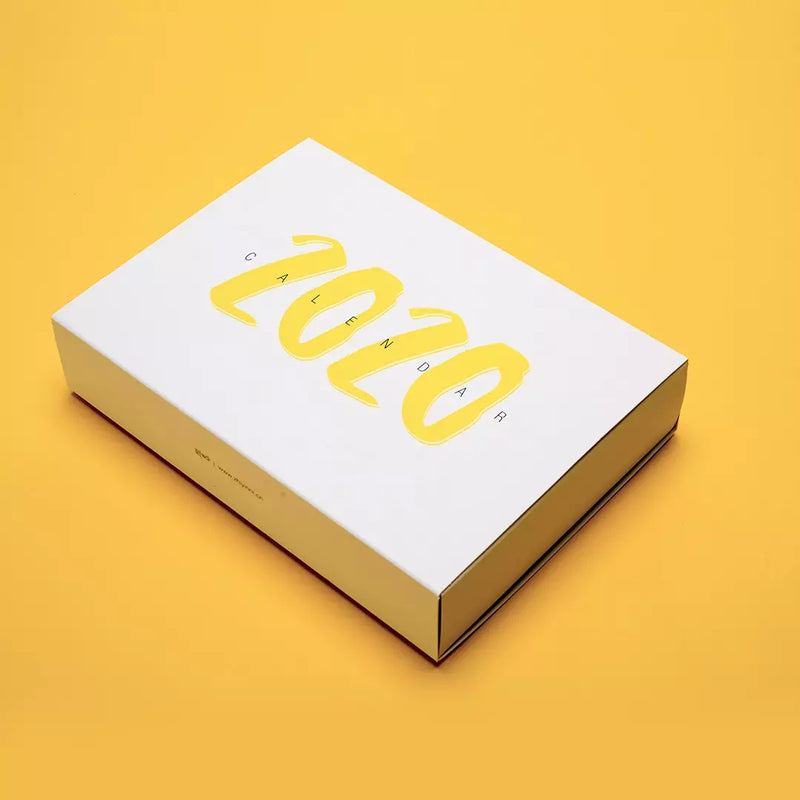 ZYN 2020 Year Creative Folding Desk Calendar Wall Calendar Table Daily Schedule Yearly Agenda Organizer from XIAOMI YOUPIN