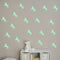 Honana DX-126 10PCS 7X10CM Fluorescent Glow Unicorn Wall Sticker Home Bedroom Decor