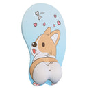 Lovely Corgi Non Slip Silica Gel Wrist Rest Mouse Pad Wrist Support Computer Ergonomic Mouse Mat Comfortable
