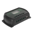 LCD Display Solar Controller 10/20/30A 12V/24V Solar Charge Controller for Solar Panel Battery
