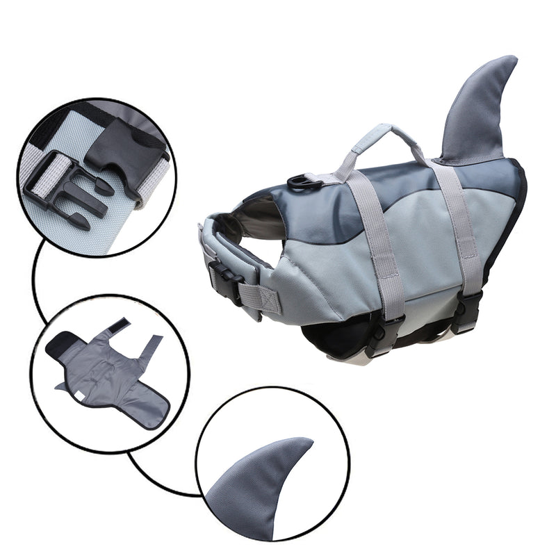 XS/S/M/L/XL Adjustable Dog Life Jacket Pet Swim Clothing Float Coat Safety Pet Vest
