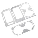 Interior Car Cup Holder+Gear Box Panel Cover Trim For Ford F150 2015-2018