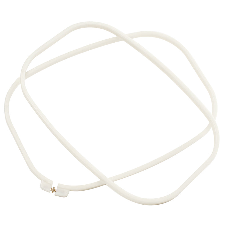 Plastic Embroidery Frame Two Layer Cross Stitch Hoop Ring Sewing Tool Rectangle