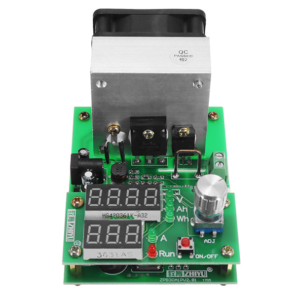 Original ZHIYU 60W / 110W 9.99A 30V Constant Current Electronic Load Aging Battery Capacity Tester