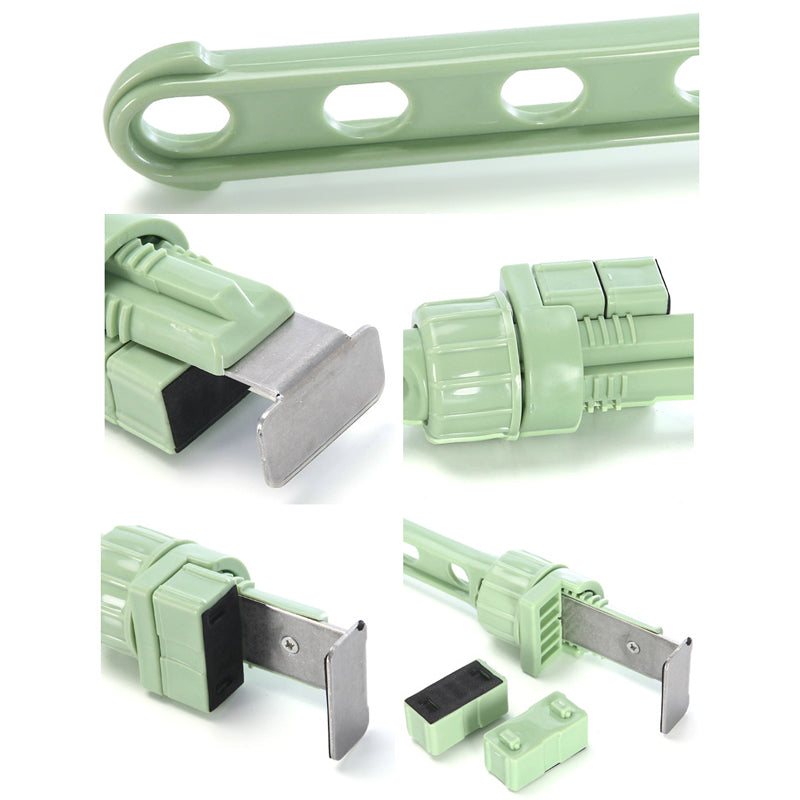 Creative Window Frame Cloth Hanger Rack Hang Holder 5 Hole Hanging Coat Storage Laundry Rack