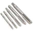 Drillpro T Handle Ratchet Tap Wrench with 5pcs M3-M8 Machine Screw Thread Metric Plug Tap