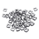 Suleve M4SN1 M4 304 Stainless Steel Square Nut Machine Screw Nuts 50Pcs