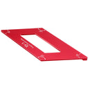 Drillpro ES-3 Aluminum Alloy 45 Degree Marking Angle Ruler Parallel Ruler with Base Woodworking Measuring Scribing Tool