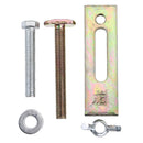 Machifit 5pcs 80/100mm M10 Press Plate Clamp CNC Engraving Machine Tabletop Steel Press Plate Fixture Accessories Set