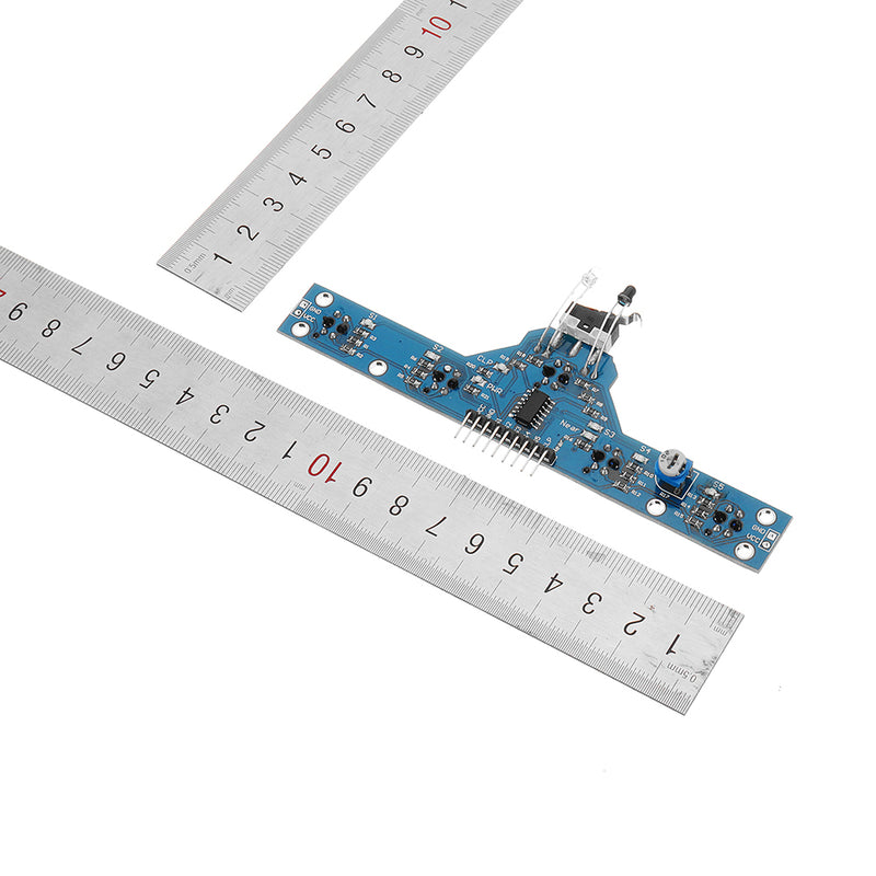 10pcs Five Road Tracing Module Tracing Sensor Module 5 Functions Intelligent Vehicle Control Board