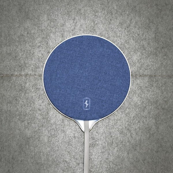 Bakeey X10 10W QI Wireless Fabric Aluminum Alloy QC2.0 Fast Charging Charger Pad For iphone Samsung