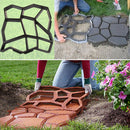 Garden DIY Plastic Path Maker Mold Manually Paving Courtyard Stone Road Cement Brick Mold