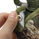 BIKIGHT 1L Army Green Water Drinking Bottle with Cloth Cover for Cycling Outdoor Sports