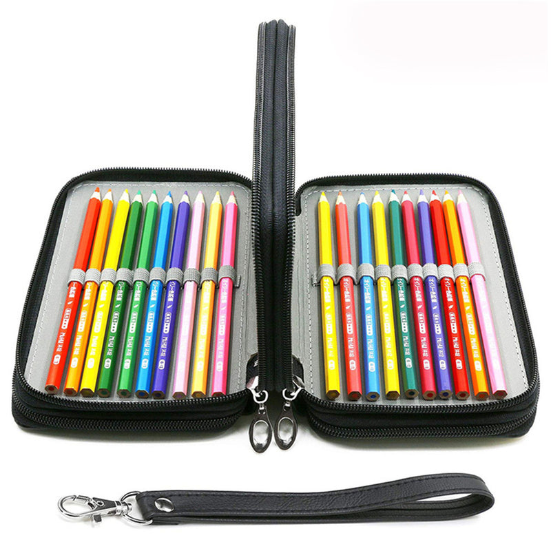 Kawaii School Pencil Case 72 Holes Penal Pencil Case for Girls Boys Pen Bag Large Cartridge Penalties Big Box Stationery Pouch