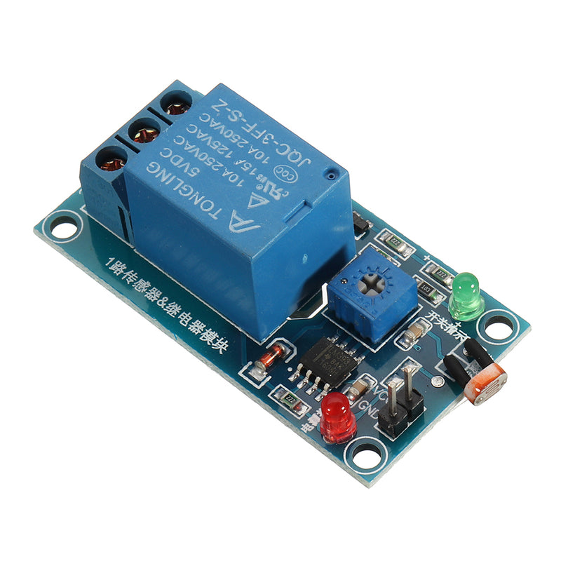 Photosensitive Resistance Sensor With Relay Module 5V Optical Control Switch Light Detection Switch