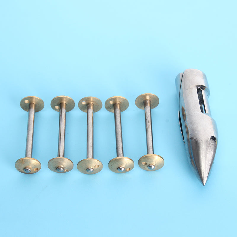 5Pcs Bobbin and 1 VS Shuttle Bobbin Case For Singer 27,28,127,128 Treadle