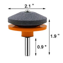 Orange/Red/Green Lawnmower Blades Sharpener Lawn Mower Grass Cutter Sharpener For Drills
