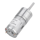 Machifit 25GA370 DC 24V Micro Gear Reduction Motor 25mm Extended Shaft Gear Motor