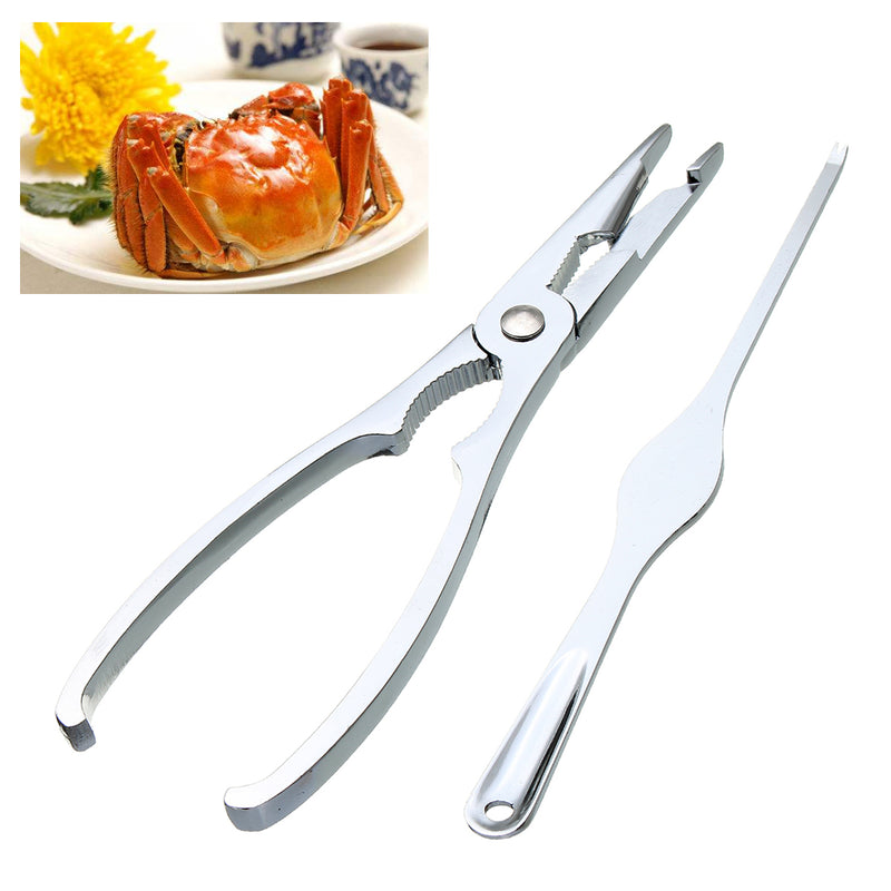Stainless Steel Seafood Cracker Pick Set For Crab Lobster Kitchen Useful Tool