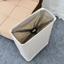 Folding Dirty Clothes Baskets With Wheels Organizer Home Storage Laundry Hamper