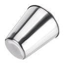 6Pcs Shooting Peg Position Finder Cup Stirrup Set Black Leather Hip Flask Shot