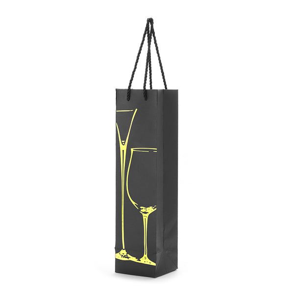 KCASA KC-PC02 Paper Wine Bottle Gift Package Bag Holder Drinks Bottle Carrier Storage Case Organizer