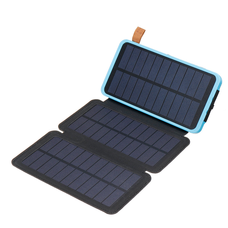 20000mAh Solar Panel Solar Charger 5W 5V/2A Foldable Solar Panel Charger Dual USB Mobile Portable Power Bank