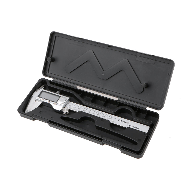 DANIU 150mm 6 inch LCD Digital Stainless Caliper Guage Metric Conversion & Zero Buttons