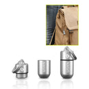 WSKEN EDC Mini Magnetic Round Adapter Organizer Container USB Cable Connector Waterproof Storage Case