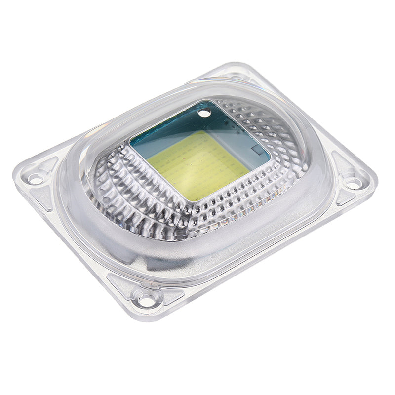 High Power 50W White / Warm White LED COB Light Chip with Lens for DIY Flood Spotlight AC220-240V